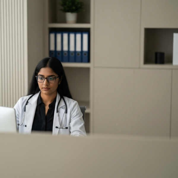 Secrétariat médical à distance pour cabinet de spécialistes avec accueil téléphonique formé aux urgences à Nice